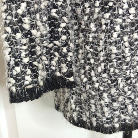 Metric NY Metallic Popcorn & Eyelash Knit Open Cardigan Size M - Picture 6 of 11